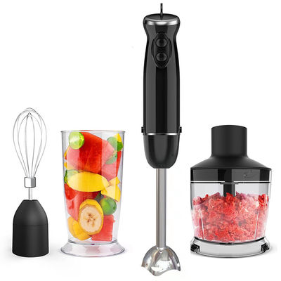 Powerful DC Motor Hand Blender , Stainless steel Black Stick Blender 400W