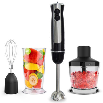 Powerful DC motor Immersion Hand Blender, Stainless steel blender and blade, Turbo button