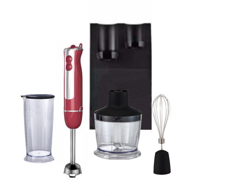 Powerful DC motor Immersion Hand Blender, Stainless steel blender and blade, Turbo button