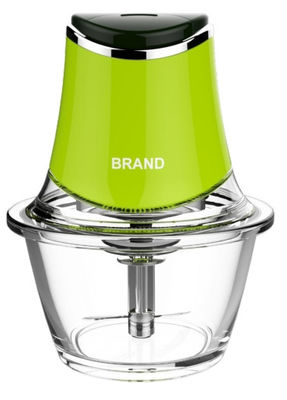 Durable Powerful Mini Food Processor 300W With 1.2L Glass Bowl