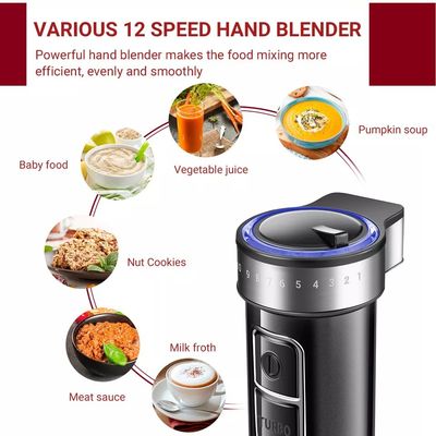 220V Portable Hand Blender 5 In 1 Variable Speed 12 Months Warranty