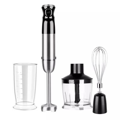 Portable Immersion Stick Hand Blender 4 In 1 With Chopper / Beaker