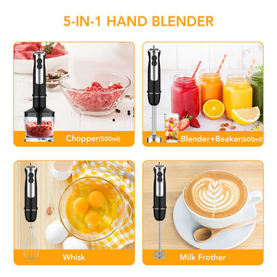 Anti Splash Stainless Steel Stick Blender Low Nosie Multipurpose Manual Blender