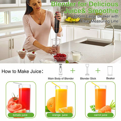 Smart Stick Variable Speed Hand Blender 5 In 1 Color Customized