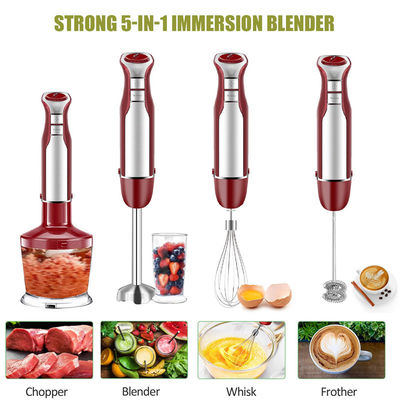 Multifun Smart Stick Immersion Blender 5-In-1 9 Speeds Ergonomic Handle