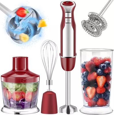 Stainless Steel Powerful Immersion Blender 800W Handheld Kitchen Blender