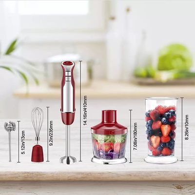 Stainless Steel Powerful Immersion Blender 800W Handheld Kitchen Blender