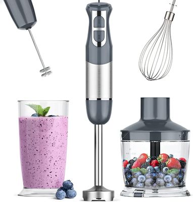 Multi Function Hand Blender Machine , 800w Stick Blender With Two Mode