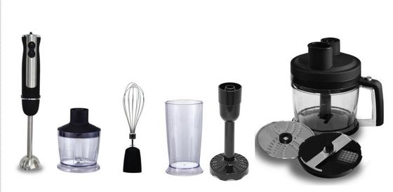 Durable 2 Speed Immersion Blender , 800W Handheld Whisk Blender