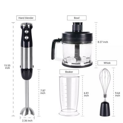 Stepless Speeds Home Immersion Blender , 2 Speed Hand Blender