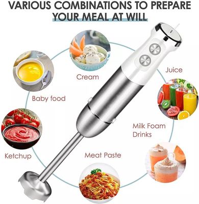 Smart Stick Blender 2 Speed Immersion Blender With Chopper / Whisk