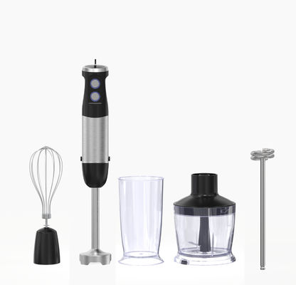 Splashproof Portable Hand Blender 400W 600W 800W With Chopper / Whisk