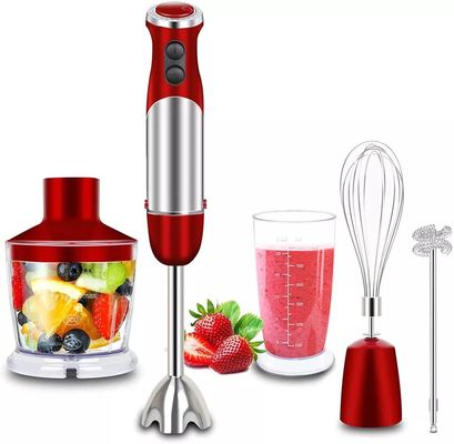 5 In 1 Immersion Hand Blender Emulsifier With Whisk / Chopper