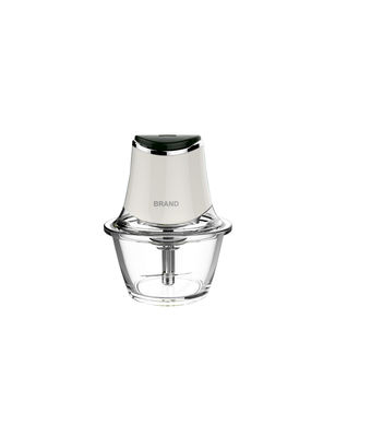 Plastic Electric Food Chopper 5 Cup 1.2L Glass Bowl For Meat / Vegetables