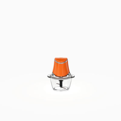 Plastic Electric Food Chopper 5 Cup 1.2L Glass Bowl For Meat / Vegetables