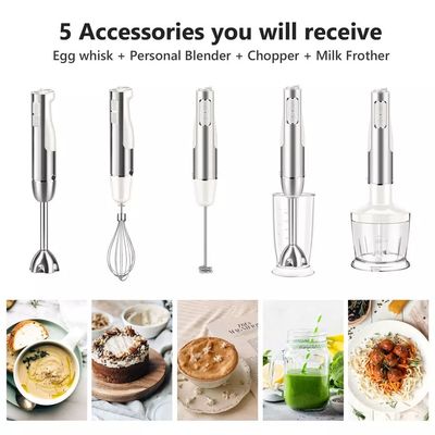 Multifunctional Hand Blender manufacturer Food Mixer 12 Speeds For Chopping Blending