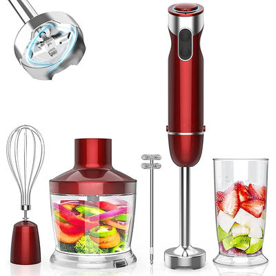 12-speed turbo mode splashproof stick hand blender with 304 stainless steel blade