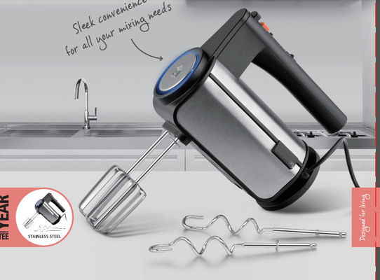 Lightweight Multi Purpose Hand Mixer 10 Speeds Powerful Handheld Mixer