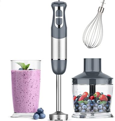 Household 400W Immersion Stick Blender With Turbo 3 In 1 Multi Function