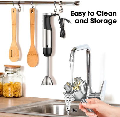 Turbo Speed Stainless Steel Hand Held Blender With Two Release Button