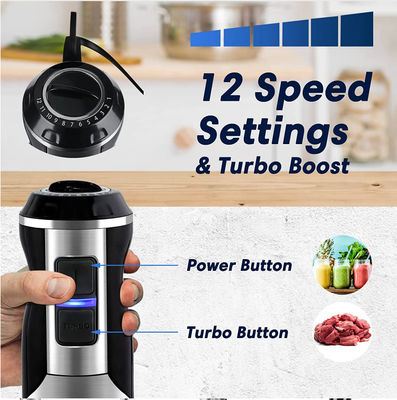 Low Noise Handheld Electric Food Chopper 120V 240V Hand Immersion Mixer