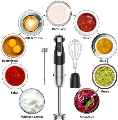 Anti Splash Immersion Hand Blender Turbo Switch Detachable Shaft