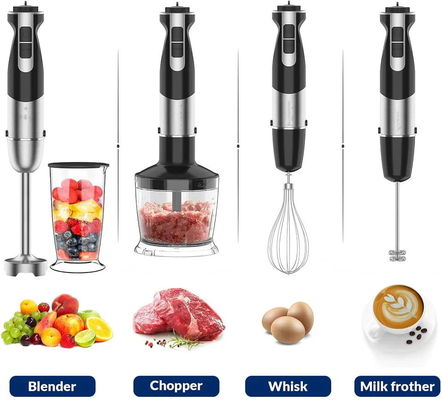 Anti Splash Immersion Hand Blender Turbo Switch Detachable Shaft