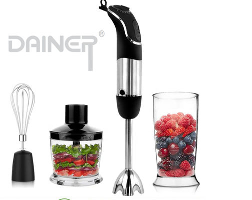 Low Noise Electric Immersion Hand Blender With Two Button Multi Speed