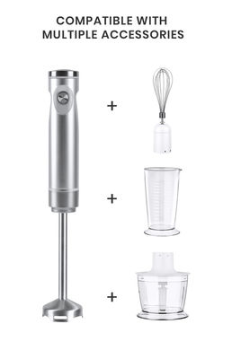 Electric Handheld Soup Blender Stick With Variable Speed Control