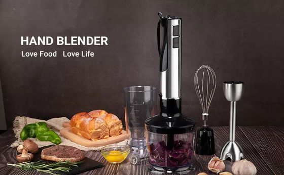200W 2.2 Lbs High Speed Hand Blender With Stainless Steel Blades For Smoothies Soups Baby Food