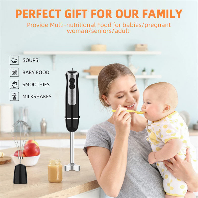 Anti Splash 5 IN 1 Hand Blender , Most Durable Immersion Blender