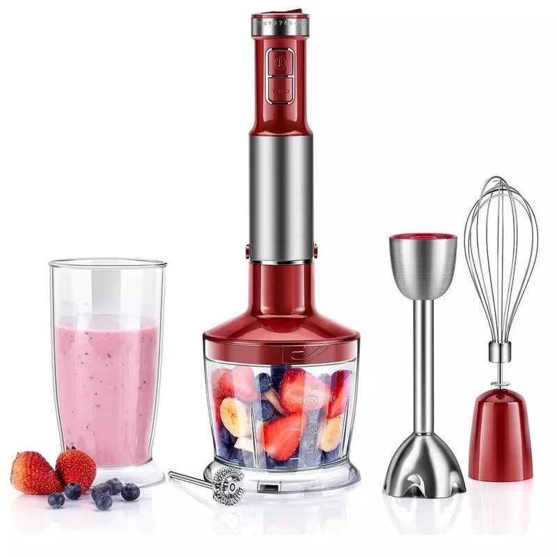 DC Motor 800-1200W Immersion Stick Blender Variable Speed Control