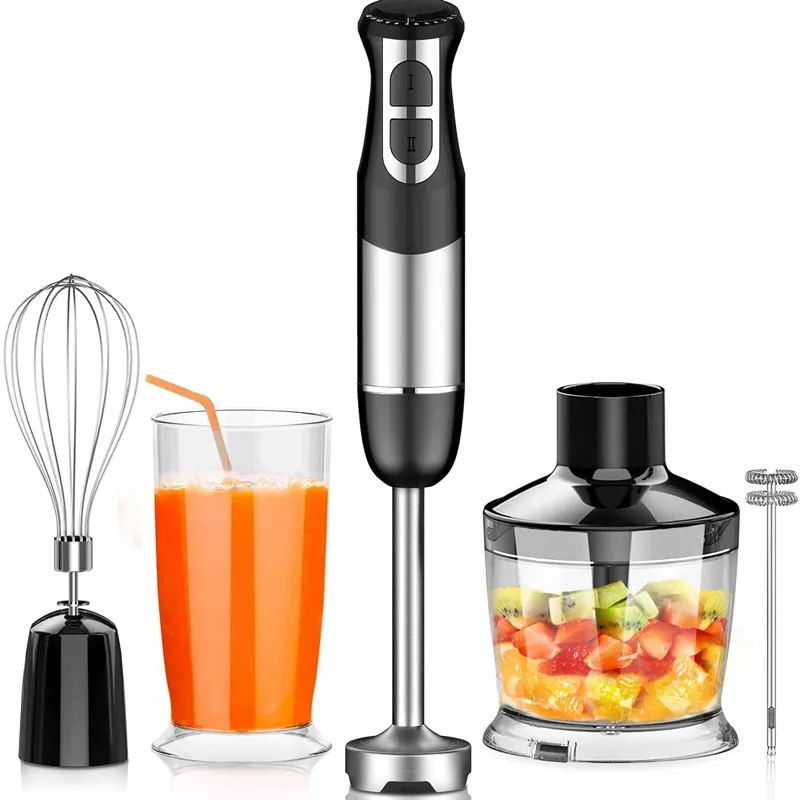 400W Immersion Stick Blender 3 In 1 Multi Function Two Speeds With Turbo 12 Speeds