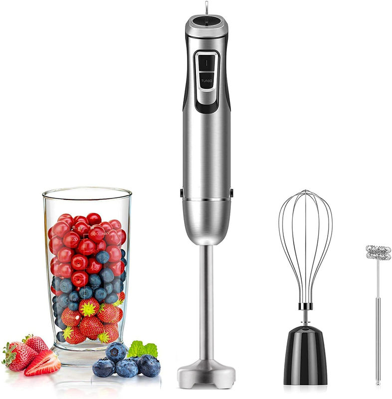 600W Portable Blending Stick - Blend Anywhere with Dishwasher Safe Convenience